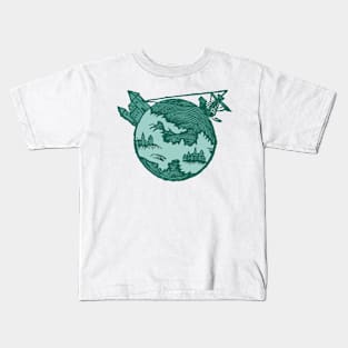 Earth - Medieval Graphic Kids T-Shirt